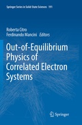 Cover: Out-of-Equilibrium Physics of Correlated Electron Systems - Springer
