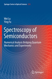 Enlarge image Cover: Spectroscopy of Semiconductors - Springer