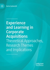 Abbildung von: Experience and Learning in Corporate Acquisitions - Palgrave Macmillan