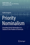 Cover: Priority Nominalism - Springer