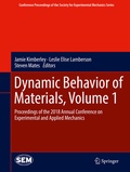 Cover: Dynamic Behavior of Materials, Volume 1 - Springer