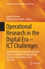 Cover: Operational Research in the Digital Era - ICT Challenges - Springer