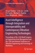 Cover: Asset Intelligence through Integration and Interoperability and Contemporary Vibration Engineering Technologies - Springer