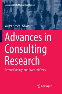 Abbildung von: Advances in Consulting Research - Springer