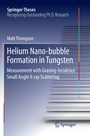Cover: Helium Nano-bubble Formation in Tungsten - Springer