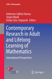 Enlarge image Cover: Contemporary Research in Adult and Lifelong Learning of Mathematics - Springer