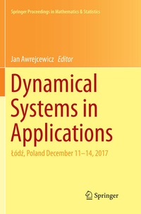Enlarge image Cover: Dynamical Systems in Applications - Springer