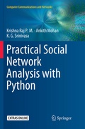 Cover: Practical Social Network Analysis with Python - Springer