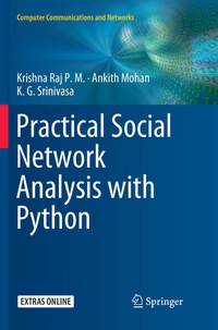 Enlarge image Cover: Practical Social Network Analysis with Python - Springer