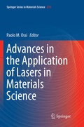 Cover: Advances in the Application of Lasers in Materials Science - Springer