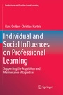 Cover: Individual and Social Influences on Professional Learning - Springer