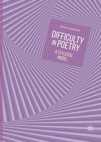 Abbildung von: Difficulty in Poetry - Palgrave Macmillan