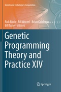 Cover: Genetic Programming Theory and Practice XIV - Springer