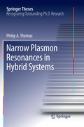 Cover: Narrow Plasmon Resonances in Hybrid Systems - Springer