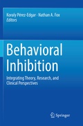 Cover: Behavioral Inhibition - Springer