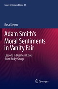 Cover: Adam Smith's Moral Sentiments in Vanity Fair - Springer