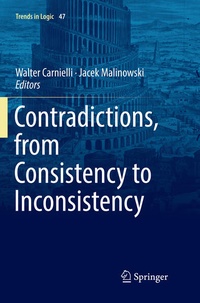 Enlarge image Cover: Contradictions, from Consistency to Inconsistency - Springer