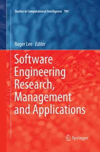 Enlarge image Cover: Software Engineering Research, Management and Applications - Springer