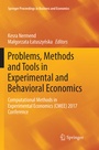 Cover: Problems, Methods and Tools in Experimental and Behavioral Economics - Springer