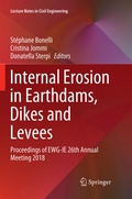 Cover: Internal Erosion in Earthdams, Dikes and Levees - Springer