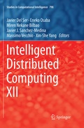 Cover: Intelligent Distributed Computing XII - Springer