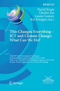 Cover: This Changes Everything - ICT and Climate Change: What Can We Do? - Springer