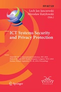 Cover: ICT Systems Security and Privacy Protection - Springer