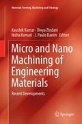 Cover: Micro and Nano Machining of Engineering Materials - Springer