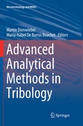 Cover: Advanced Analytical Methods in Tribology - Springer