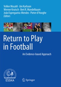 Enlarge image Cover: Return to Play in Football - Springer