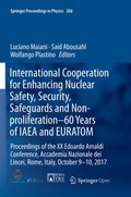 Cover: International Cooperation for Enhancing Nuclear Safety, Security, Safeguards and Non-proliferation-60 Years of IAEA and EURATOM - Springer