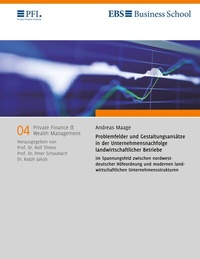 Abbildung von: Problemfelder und Gestaltungsansätze in der Unternehmensnachfolge landwirtschaftlicher Betriebe im Spannungsfeld zwischen nordwestdeutscher Höfeordnung und modernen landwirtschaftlichen Unternehmensstrukturen - BoD - Books on Demand