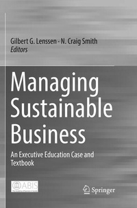 Enlarge image Cover: Managing Sustainable Business - Springer