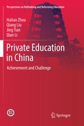 Cover: Private Education in China - Springer