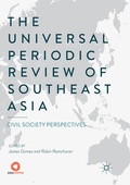 Cover: The Universal Periodic Review of Southeast Asia - Springer