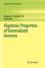 Cover: Algebraic Properties of Generalized Inverses - Springer