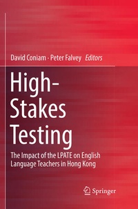 Enlarge image Cover: High-Stakes Testing - Springer