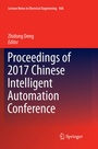 Cover: Proceedings of 2017 Chinese Intelligent Automation Conference - Springer