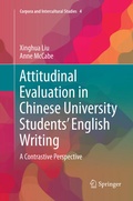 Cover: Attitudinal Evaluation in Chinese University Students' English Writing - Springer