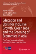 Cover: Education and Skills for Inclusive Growth, Green Jobs and the Greening of Economies in Asia - Springer