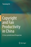 Cover: Copyright and Fan Productivity in China - Springer