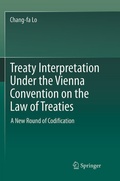 Cover: Treaty Interpretation Under the Vienna Convention on the Law of Treaties - Springer