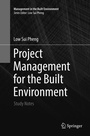 Cover: Project Management for the Built Environment - Springer