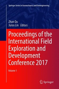 Enlarge image Cover: Proceedings of the International Field Exploration and Development Conference 2017 - Springer
