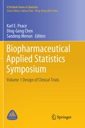 Cover: Biopharmaceutical Applied Statistics Symposium - Springer