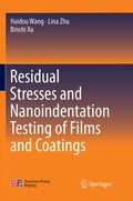Cover: Residual Stresses and Nanoindentation Testing of Films and Coatings - Springer