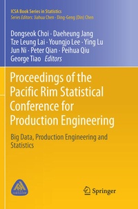 Enlarge image Cover: Proceedings of the Pacific Rim Statistical Conference for Production Engineering - Springer
