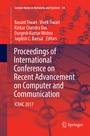 Cover: Proceedings of International Conference on Recent Advancement on Computer and Communication - Springer