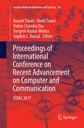 Cover: Proceedings of International Conference on Recent Advancement on Computer and Communication - Springer