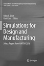 Cover: Simulations for Design and Manufacturing - Springer